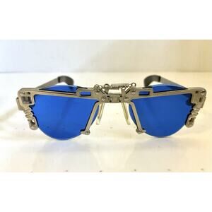 Alexander Hi-Tek Designs London steampunk sunglasses metal shades Futuristic
